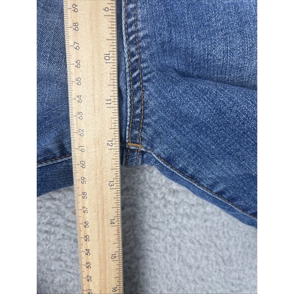 Kut from the Kloth Jeans Women 14 Donna Ankle Skinny Blue Stretch Denim Raw Hem - Picture 5 of 9